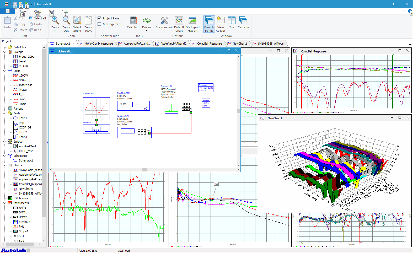 Autolab main screen